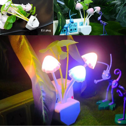 Mushroom Night Light | Led Night Lights | Flower Lamp Bedroom Baby Room Lamps For Family, Friend Or Kids Gifts (random Colors)